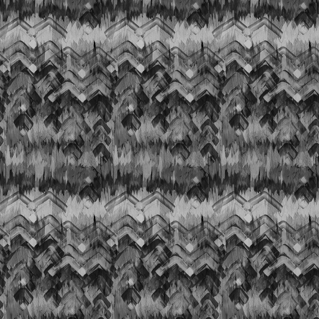 Brushed Herringbone Wallpaper Black - 17 Patterns