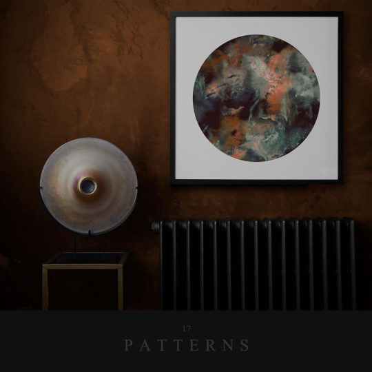 cloudbusting-rust-circle-art-print