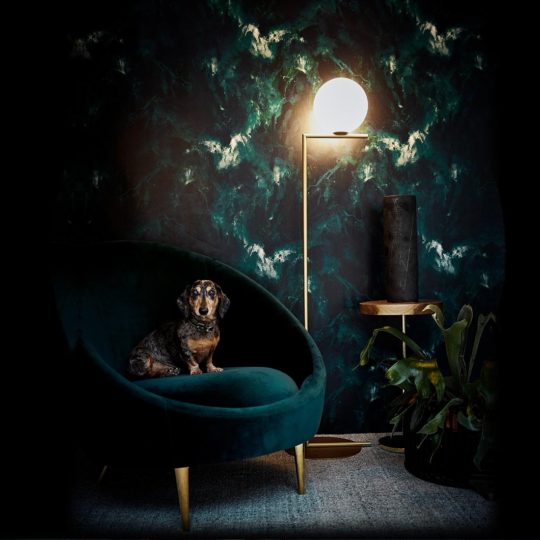 Beyond Nebulous Wallpaper Blue Green