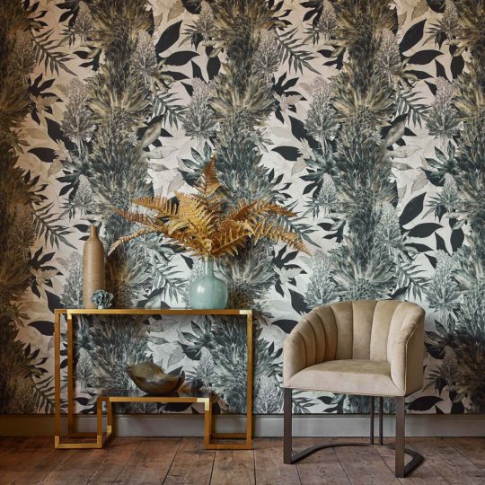 Kimolia Wallpaper Paradise Green