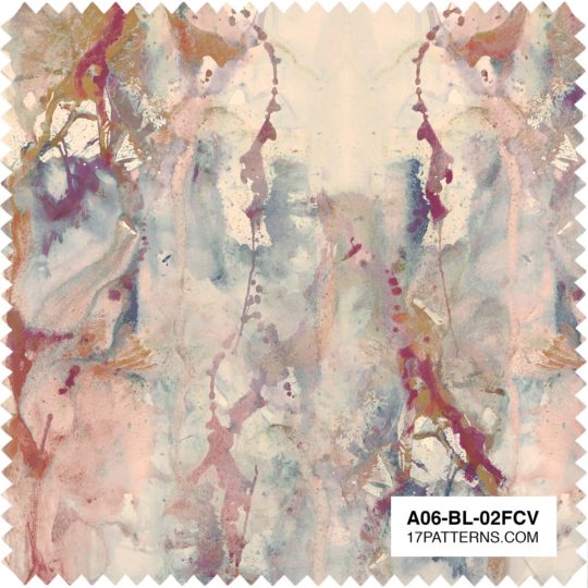 Blotto Antique Peach Velvet Fabric by 17 Patterns