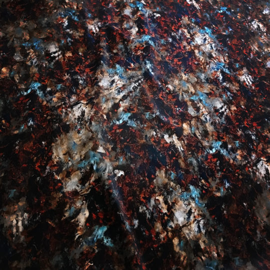 Empyrean Earth Tones Velvet Fabric