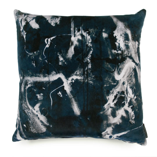 Blotto Royal Blue Velvet Cushion