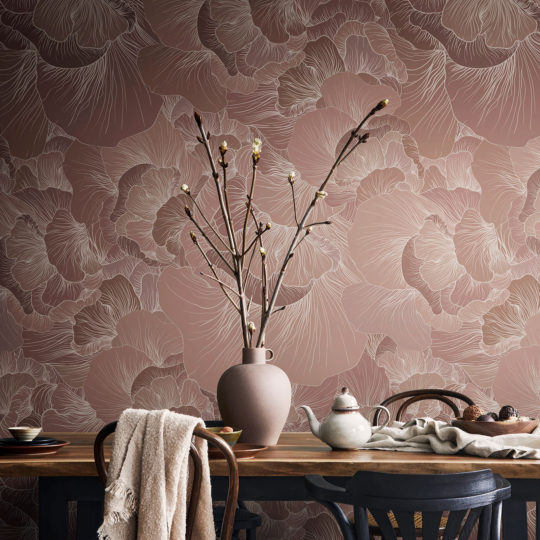 Venation - Dusty Wallcovering
