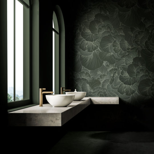 Venation - Green Wallpaper