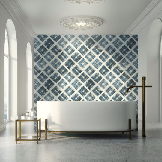 Clays Hatch Wallpaper Aqua