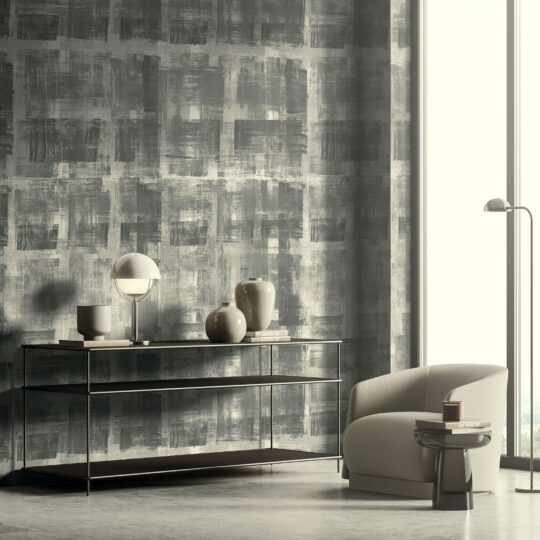 Mark Maker Charcoal Wallpaper