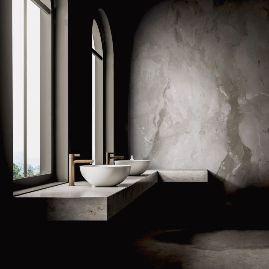 Paria wallpaper brings a sense of the outdoors into interior spaces, offering an earthy yet refined aesthetic that celebrates the untamed beauty of nature’s artistry.