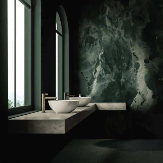 Paria wallpaper brings a sense of the outdoors into interior spaces, offering an earthy yet refined aesthetic that celebrates the untamed beauty of nature’s artistry.