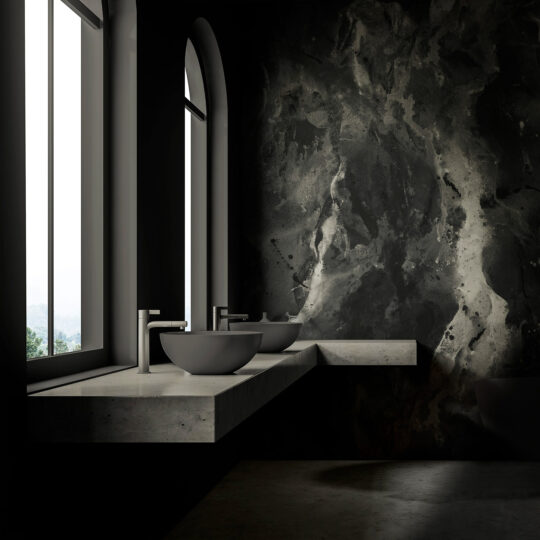 Paria wallpaper brings a sense of the outdoors into interior spaces, offering an earthy yet refined aesthetic that celebrates the untamed beauty of nature’s artistry.