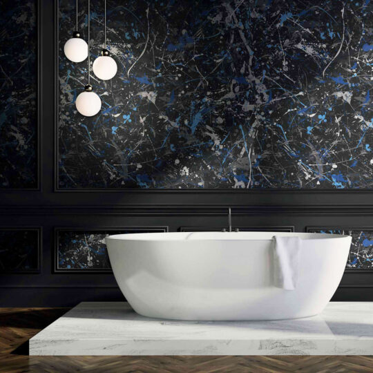 Synchronicities is perfect for those who seek to make a fearless design statement, this wallpaper adds a sense of artistic rebellion to modern interiors.