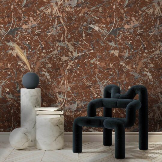 Synchronicities is perfect for those who seek to make a fearless design statement, this wallpaper adds a sense of artistic rebellion to modern interiors.