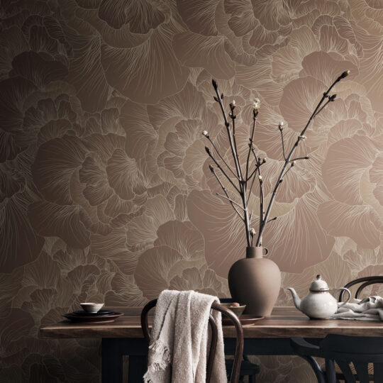 Venation Mushroom Wallpaper