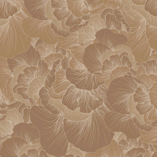 Transporting you into nature’s own playground. Venation Wallpaper Toffee. Delivered in beige and brown hues, its intricate line work in tonal lighter shades enhances this botanical illustration, inviting the outside into your home.