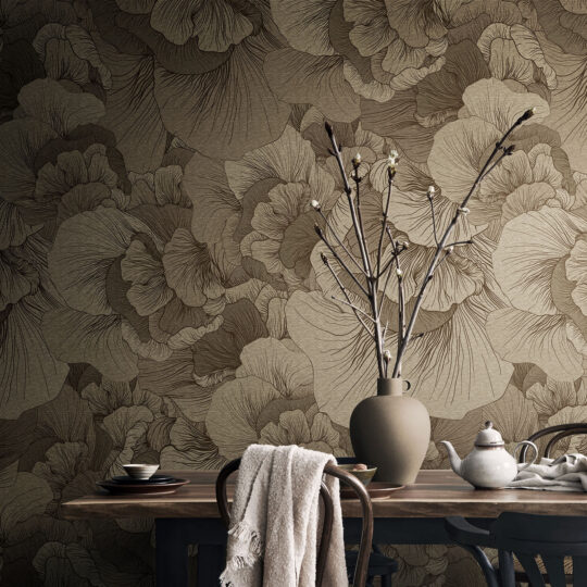 Venation Champagne Wallpaper