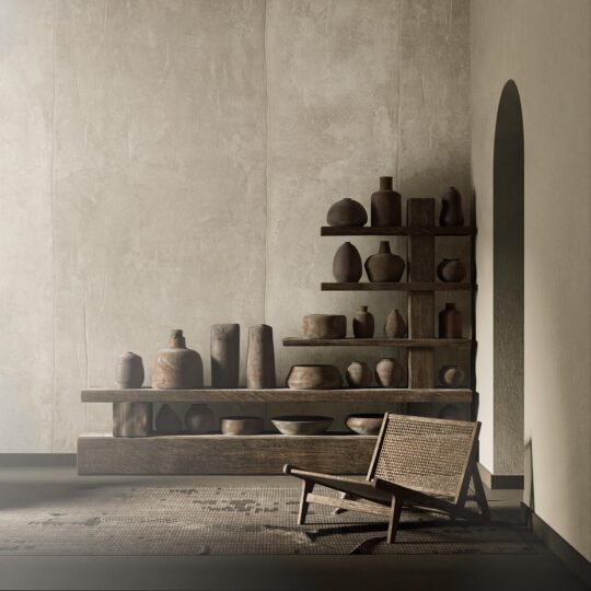 Velar Plain Crème Wallpaper