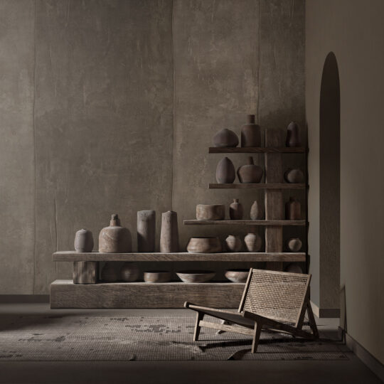 Velar Plain Latte Wallpaper