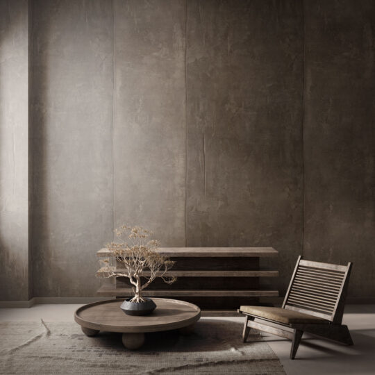 Velar Plain Latte Wallpaper
