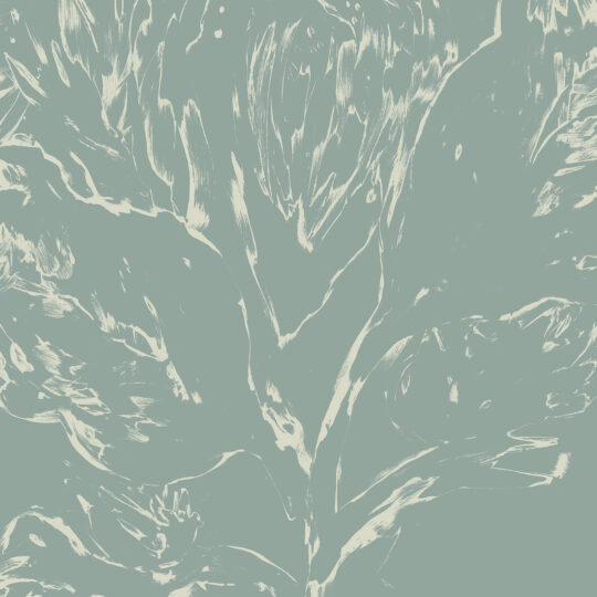 As If I Knew Her moves like a half-held memory across the wall. The mark-making is raw and confident — part botanical study, part abstract expressionism.
