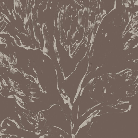 As If I Knew Her moves like a half-held memory across the wall. The mark-making is raw and confident — part botanical study, part abstract expressionism.