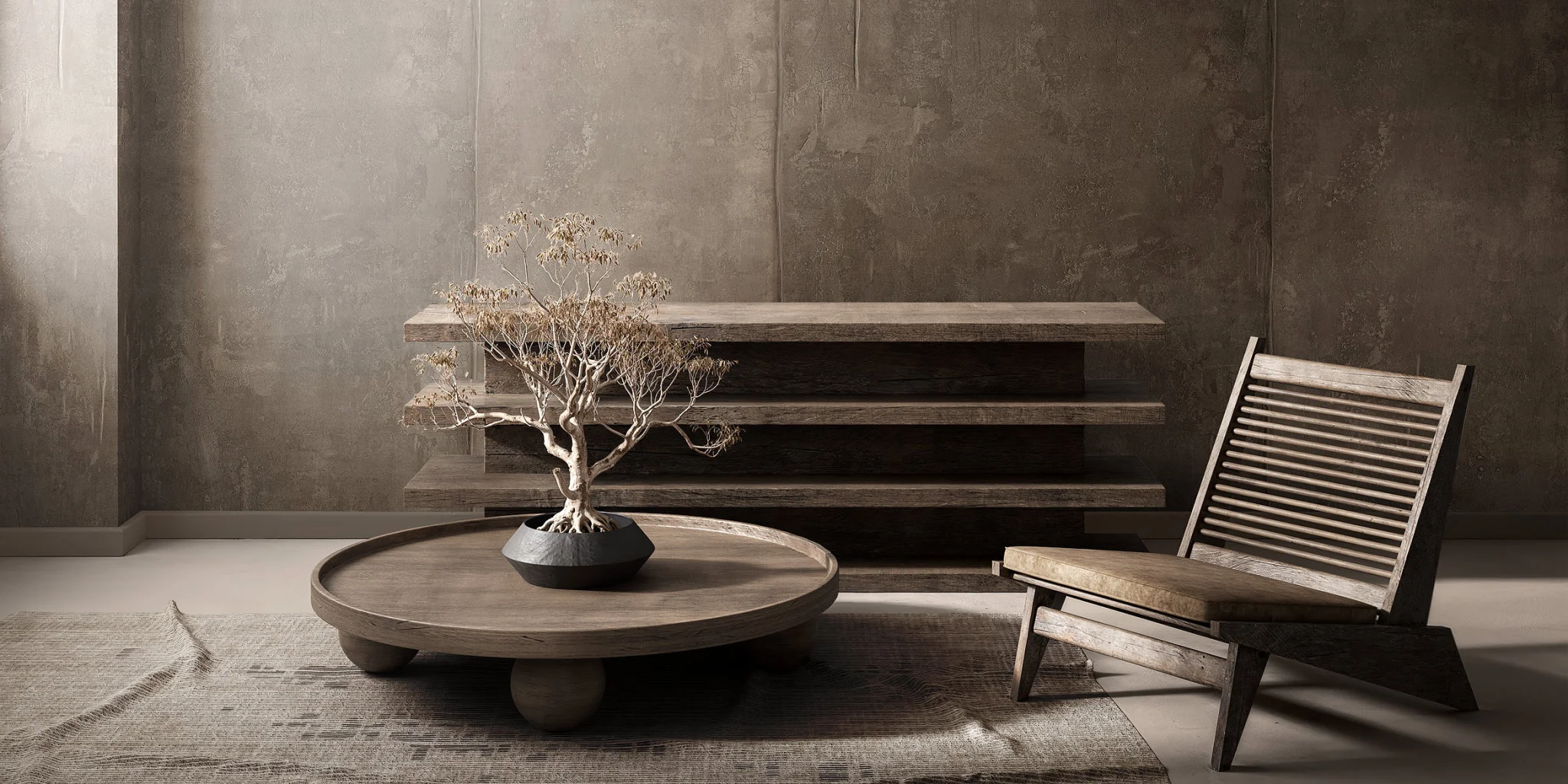 Paria wallpaper brings a sense of the outdoors into interior spaces, offering an earthy yet refined aesthetic that celebrates the untamed beauty of nature’s artistry.